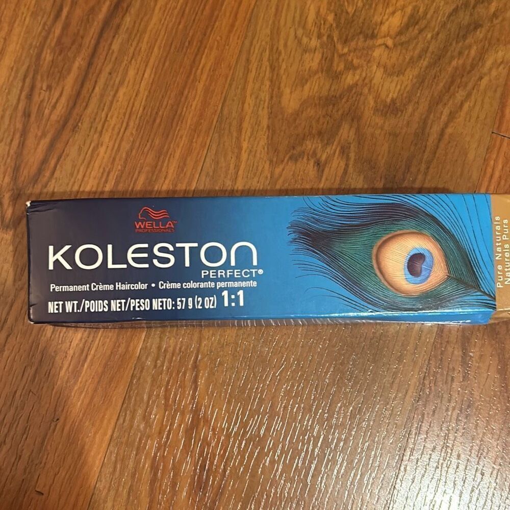 NWT Wella Koleston permanent hair color intense medium blonde natural blonde 77/